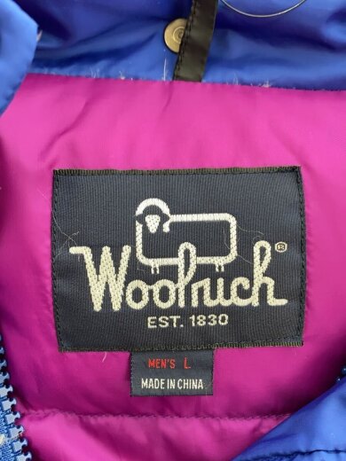 商品画像：ダウンジャケット/L/ナイロン/BLU/無地 3