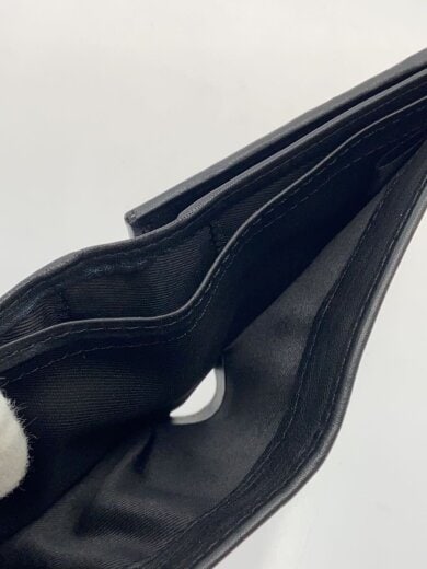 商品画像：2つ折り財布/レザー/BLK/無地/メンズ// 5