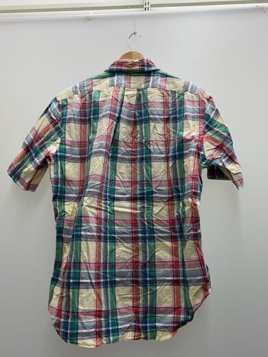 商品画像：90s BLAKE マドラスチェックBDシャツ/L/グリーン/レッド 2