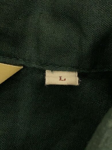 商品画像：LINEN COTTON PENSACOLA WORK SHIRT/L/グリーン/783-4123005/着用感 4