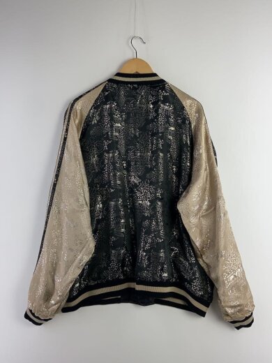 商品画像：風神・雷神・MAP/スカジャン リバーシブル/XL/ブラック 7