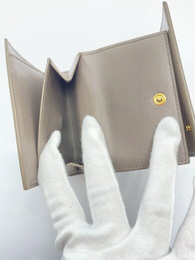 商品画像：3つ折り財布/レザー/BEG/レディース/10B573BEL 5