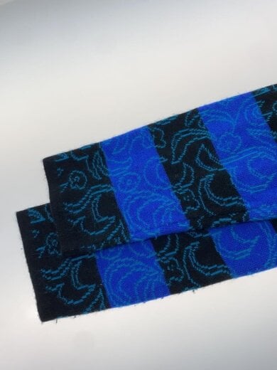 商品画像：90s tricots ボーダーニットプルオーバー/M/ブルー/着用感有 5