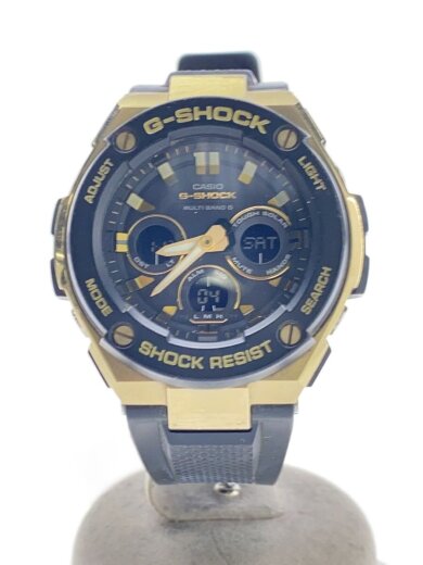 商品画像：ソーラー腕時計・G-SHOCK/デジアナ/ラバー/BLK/BLK/SS 1