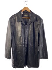 90-00s Lamb Leather Coat 韓国製/3L/ブラック
