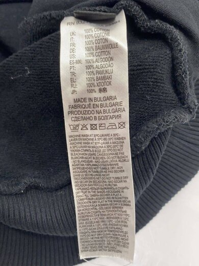 商品画像：S-ALBY プルオーバーフーディー/XS/ブラック/汚れ・着用感有 5