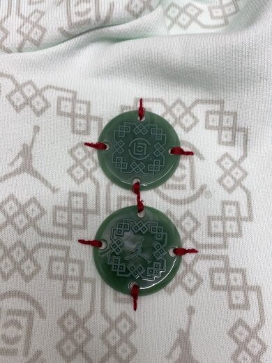 商品画像：JORDAN x Clot Jade Fleece Hoodie/M/グリーン/DO0008-394 8