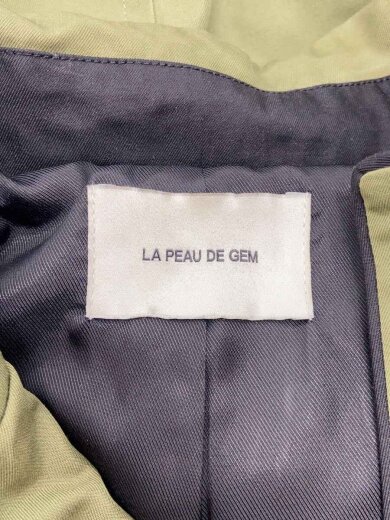 商品画像：パイピング2WAYトレンチコート/38/グリーン/GEM-603 3