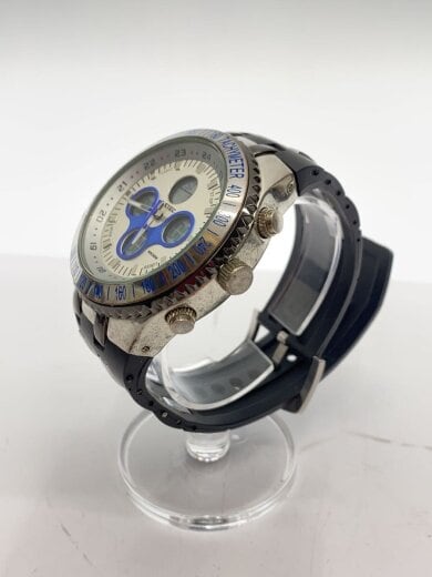 商品画像：BISTEC/クロノグラフ クォーツ/シルバー/ブルー/傷・使用感有 2