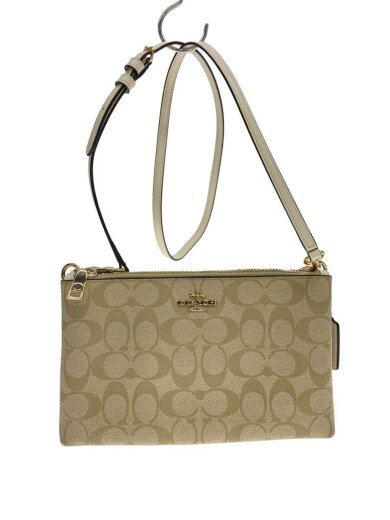 商品画像：ライラ クロスボディ シグネチャー キャンバス ショルダー/ベージュ/F58328 1