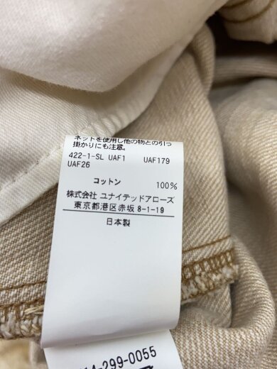 商品画像：テーパード デニムパンツ/38/BEIGE/87142990055 6