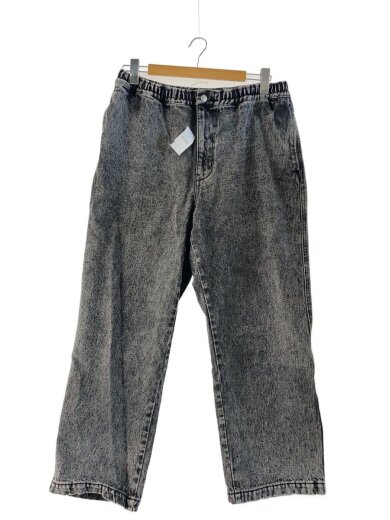 商品画像：DENIM WIDE EASY WORK PANTS/L/ブラック/101212031013/着用感有 1
