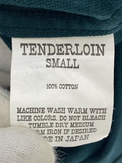 商品画像：長袖シャツ/S/コットン/グリーン 4