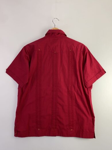 商品画像：GUAYABERA/キューバシャツ/L/ポリエステル/ボルドー 2