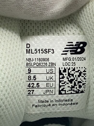 商品画像：515 Light Blue/27cm/ML515SF3// 5