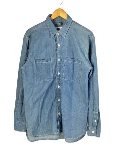 商品画像：Chambray Shirt/M/インディゴ/36110143791/着用感有 1