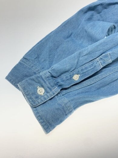 商品画像：Chambray Shirt/M/インディゴ/36110143791/着用感有 5
