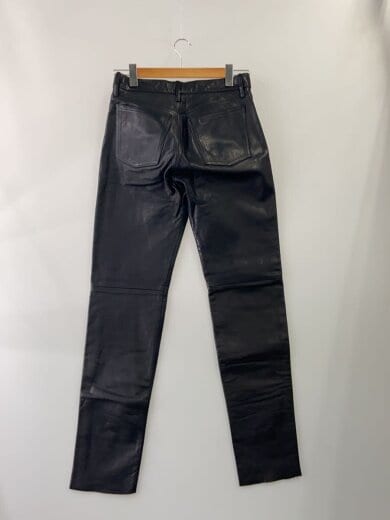 商品画像：90s Cow Hide Leather 5P Pants フランス製/38/ブラック/着用感有// 2