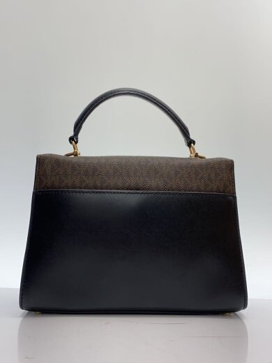 商品画像：Sloan Leather and Logo Satchel 2WAY/ブラック/ブラウン/30F8GSLS2B// 3