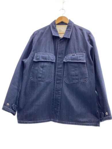 商品画像：DENIM FATIGUE JACKET/M/インディゴ/8325-186-0970/汚れ有// 1