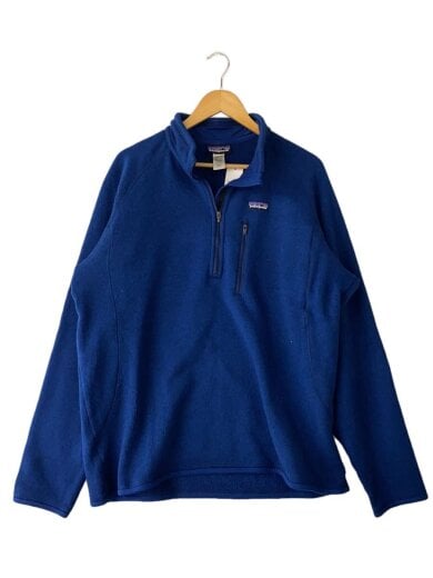 商品画像：[Better Sweater 1/4-Zip]/XL/ブルー/25521FA12/着用感有// 1
