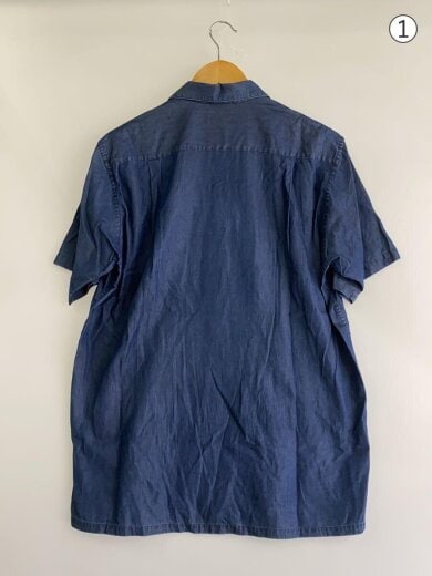 商品画像：90s オープンカラーSSシャツ/M/インディゴ/BFW16-605 2