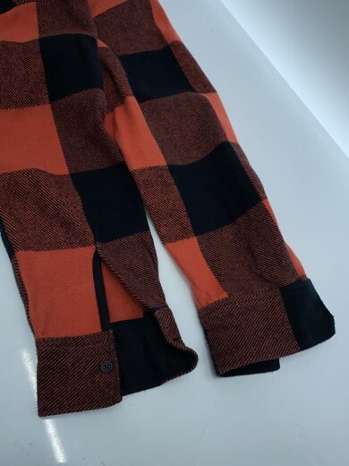 商品画像：FLANNEL FIELD SHIRT/L/オレンジ/ブラック/GSC-64/着用感有// 5