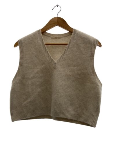 商品画像：Cashmere Mix Fur ベスト/FREE/アイボリー/23080922118030// 1
