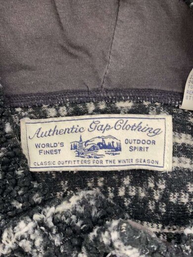 商品画像：90s Authentic Gap Clothing フェアアイルフリースフーディー/XL/ダメージ有 3