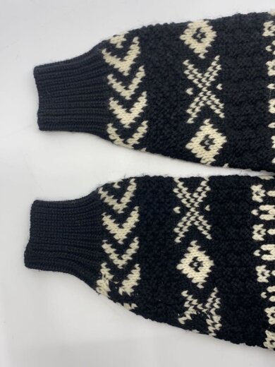商品画像：90s Chunky Cable Knit(Fair Isle)/M/ブラック 5