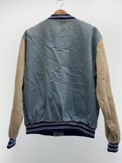 商品画像：90s/香港製/スタジャン/M/デニム/J761/汚れ有 2