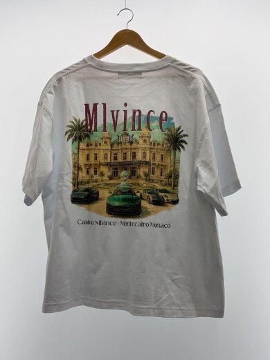 商品画像：MONTECALRO BIG TEE/L/ホワイト/着用感有// 2