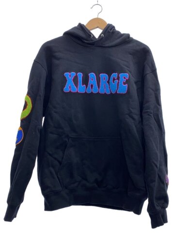 商品画像：FLOWER PULLOVER HOODED SWEAT/M/ブラック/101249012015 1
