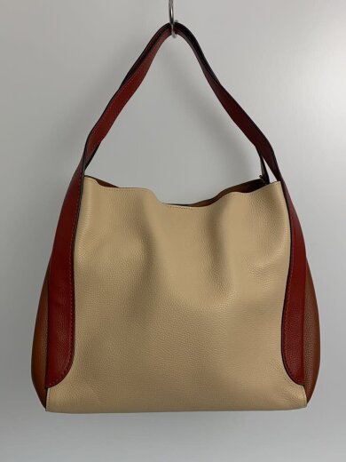 商品画像：ハドリーホーボーカラーブロック/トートバッグ/レザー/BEG/L2191-76088 3