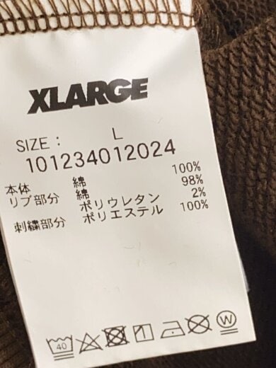 商品画像：スウェット/L/コットン/BRW/101234012024 4
