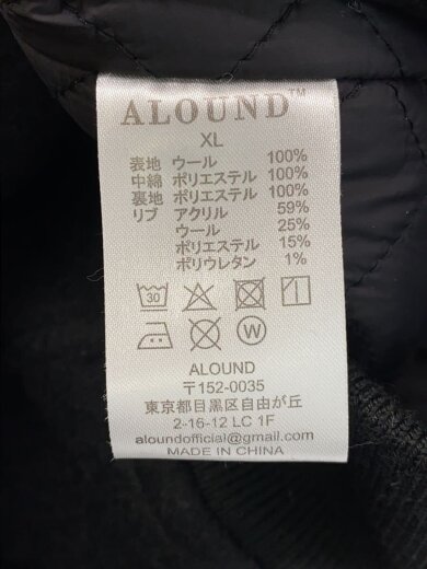 商品画像：wool versity jacket/スタジャン/XL/ウール/BLK 4