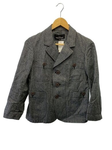 商品画像：19SS/AD2018/テーラードジャケット/4つポケ/M/コットン/GRY/無地/TC-J003 1