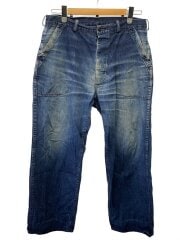 SEAMENS TROUSERS/USN/デッキパンツ/デニム/IDG