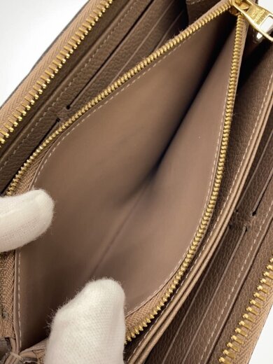 商品画像：ジッピー・ウォレット_モノグラム・アンプラント/M69034/牛革/BEG/総柄/レディース 5