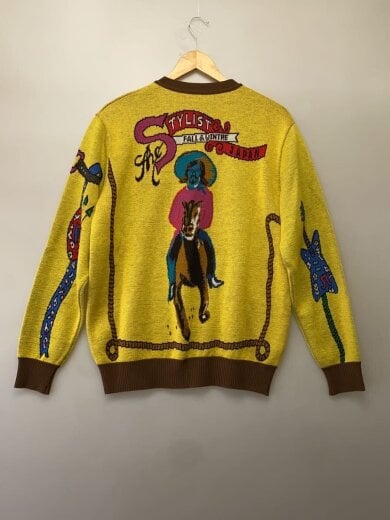 商品画像：STAMPEDE JACQUARD CARDIGAN/カーディガン(厚手)/M/YLW 2