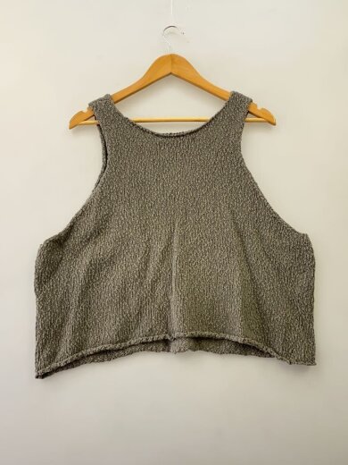 商品画像：ニットベスト(厚手)/FREE/コットン/GRY 2