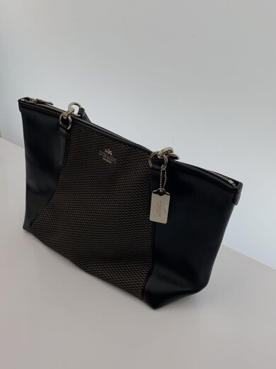 商品画像：トートバッグ/レザー/BLK/F57246 2