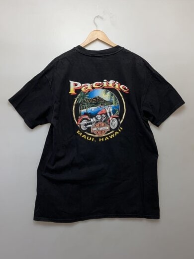 商品画像：90s/C93/Eagle/Bike/Hanesボディ/USA製/Tシャツ/XL/コットン/BLK// 2