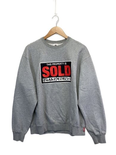 商品画像：SOLD SIGN CREW SWEAT/スウェット/M/コットン/GRY/プリント// 1