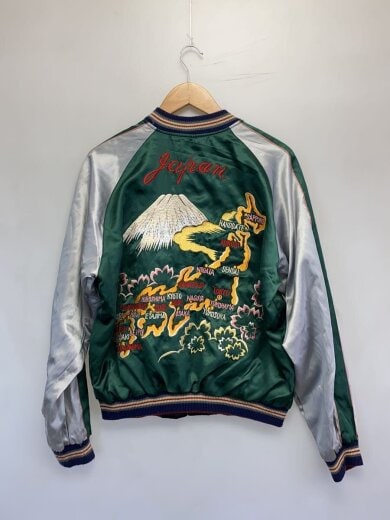 商品画像：01年/M品番/Tiger&Dragon Japan Map/リバーシブルスカジャン/L/M18425// 2