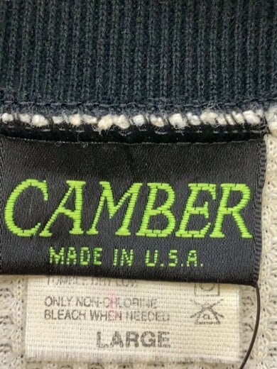 商品画像：90s/MADE IN USA/裏地サーマルジップパーカー/リブカラー/L/コットン/BLK// 3