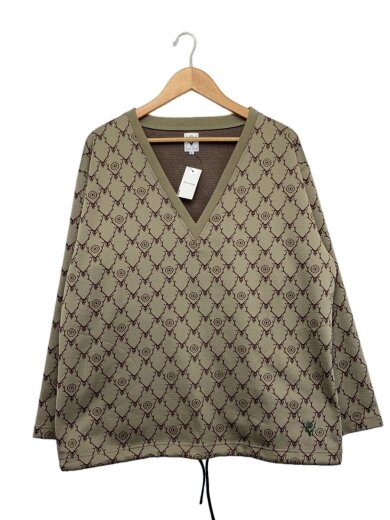 商品画像：23SS/String V Neck Shirt - Poly Jq./S/ポリ/KHK/総柄/KP960// 1