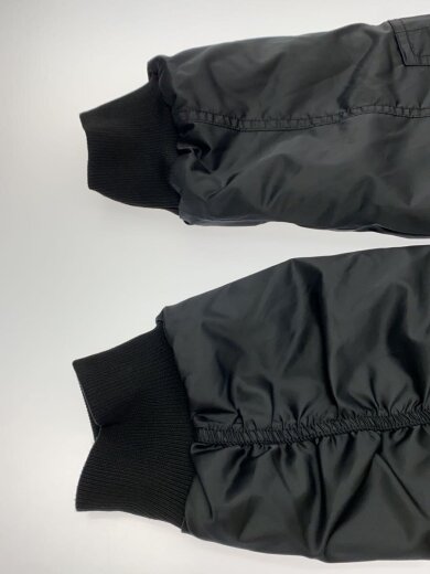 商品画像：W LONG BOMBER JACKET/ボンバージャケット/M/ポリエステル/BLK/FL0048// 6