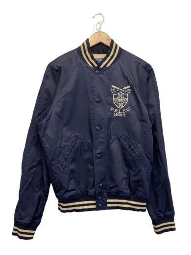 商品画像：Button Stadium Jacket/ボタスタ/P.R.L.S.C/M/ポリ/NVY/7285812CWSV// 1