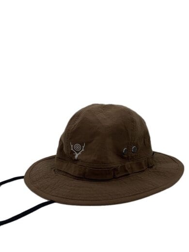 商品画像：Jungle Hat - Nylon Oxford//L/ナイロン/BRW/無地/メンズ/PU414// 1